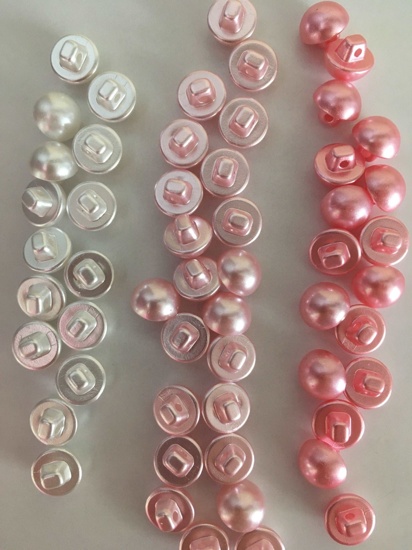 10mm Pearl Buttons, Half Ball, pkt 10 - The Stitch Parlour - The Stitch Parlour