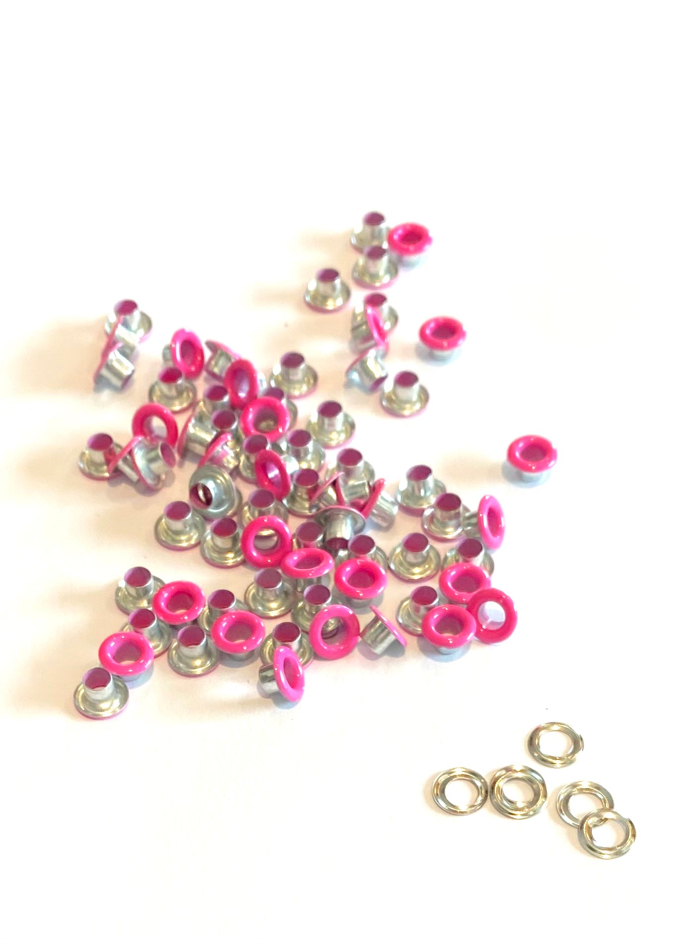 Coloured Eyelets with Washers 4mm