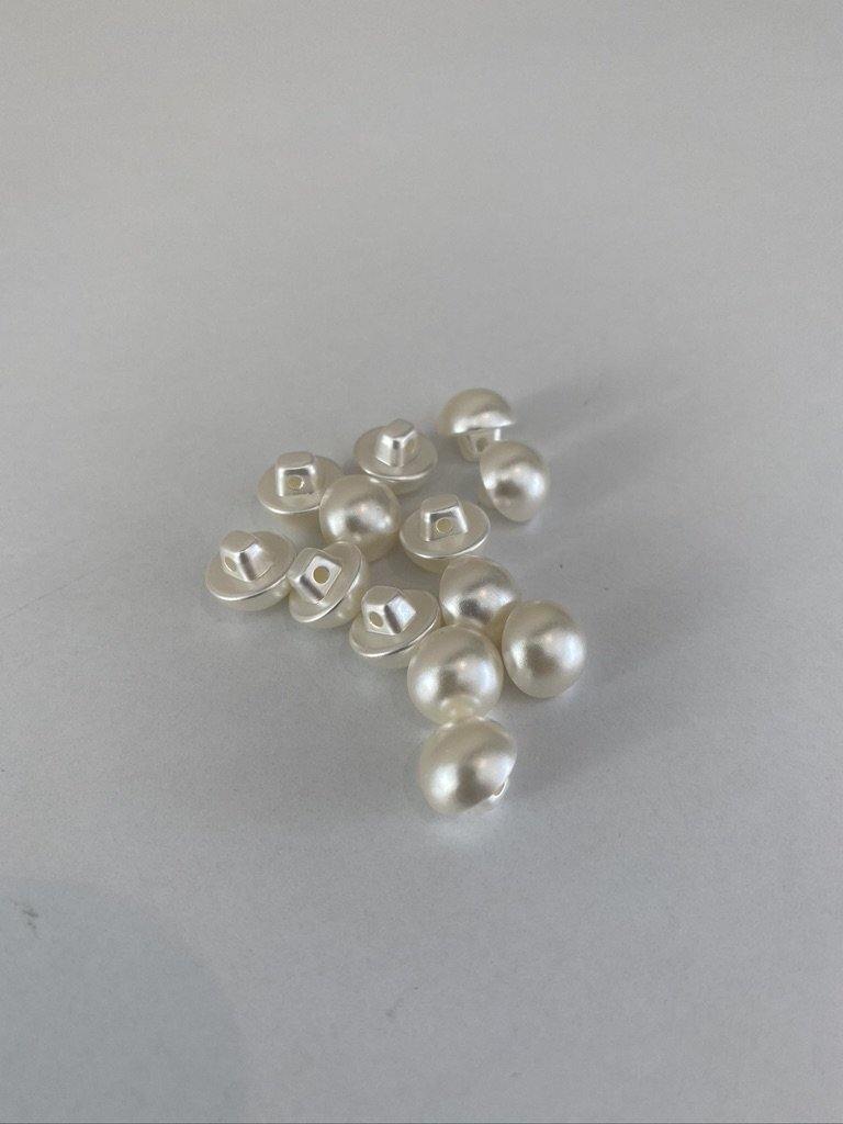 10mm Pearl Buttons, Half Ball, pkt 10 - The Stitch Parlour - The Stitch Parlour