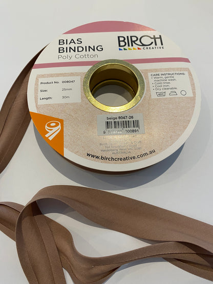 Bias Binding Poly Cotton