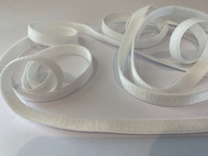 Bra Strap Elastic 10mm - White - The Stitch Parlour - The Stitch Parlour