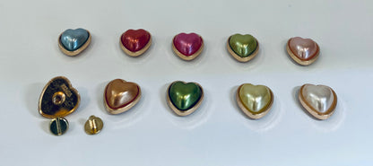 Heart Button with Screw