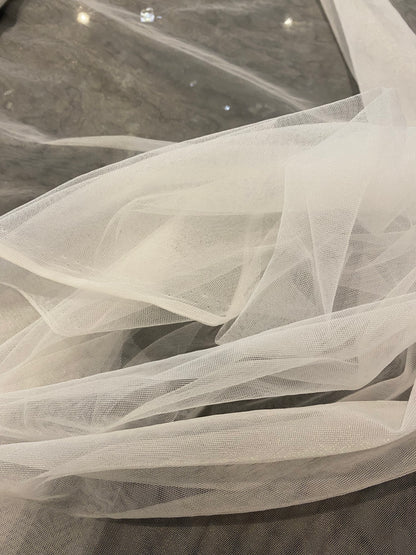 Swiss Illusion Tulle - Off White