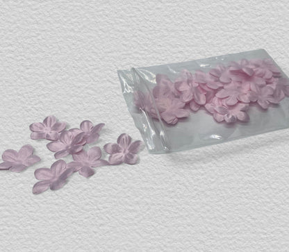 Baby Pink Cherry Blossom Flower 2.5 cm - pkt 10 - The Stitch Parlour - The Stitch Parlour