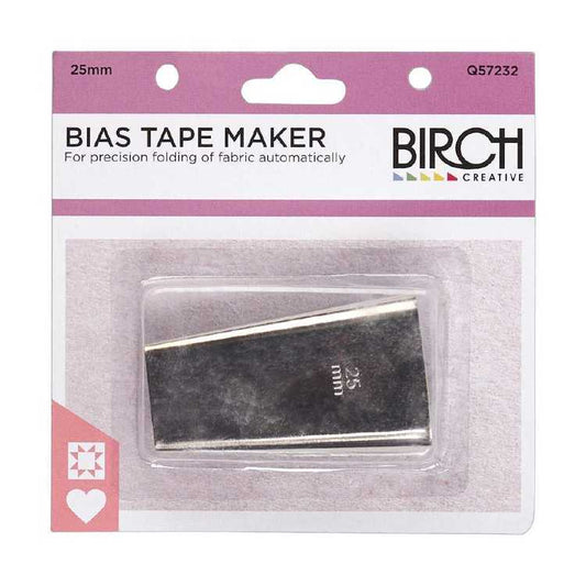 Bias Tape Maker 25mm - Birch - The Stitch Parlour