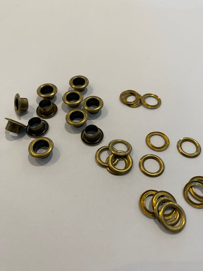Coloured Eyelets with Washers 6,8mm