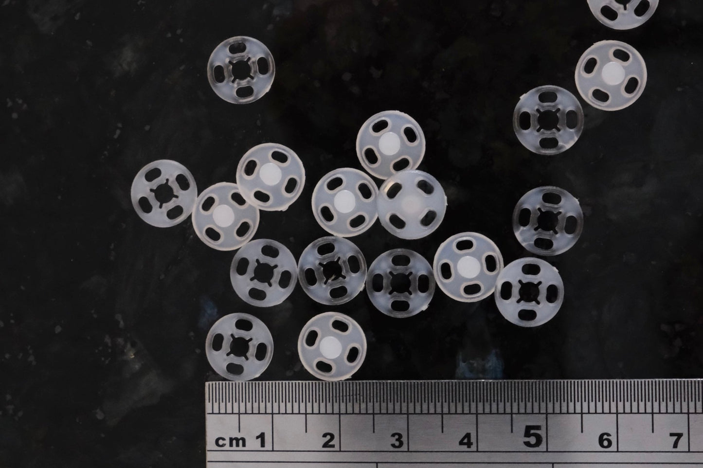 Clear Press Studs - 1cm - The Stitch Parlour - The Stitch Parlour