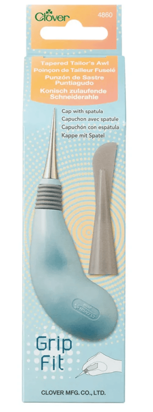 Clover Tapered Tailor's Awl Grip Fit - Clover - The Stitch Parlour