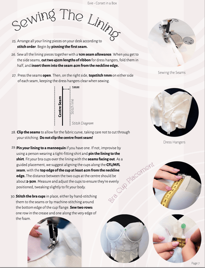 Evie - Corset in a Box Kit - The Stitch Parlour - The Stitch Parlour