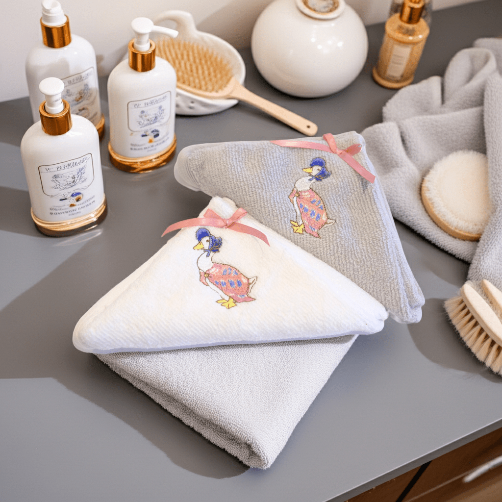 Facecloth Embroidered - The Stitch Parlour - The Stitch Parlour