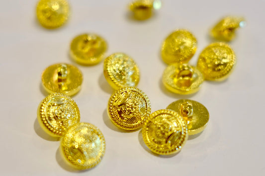Gold Button - The Stitch Parlour - The Stitch Parlour