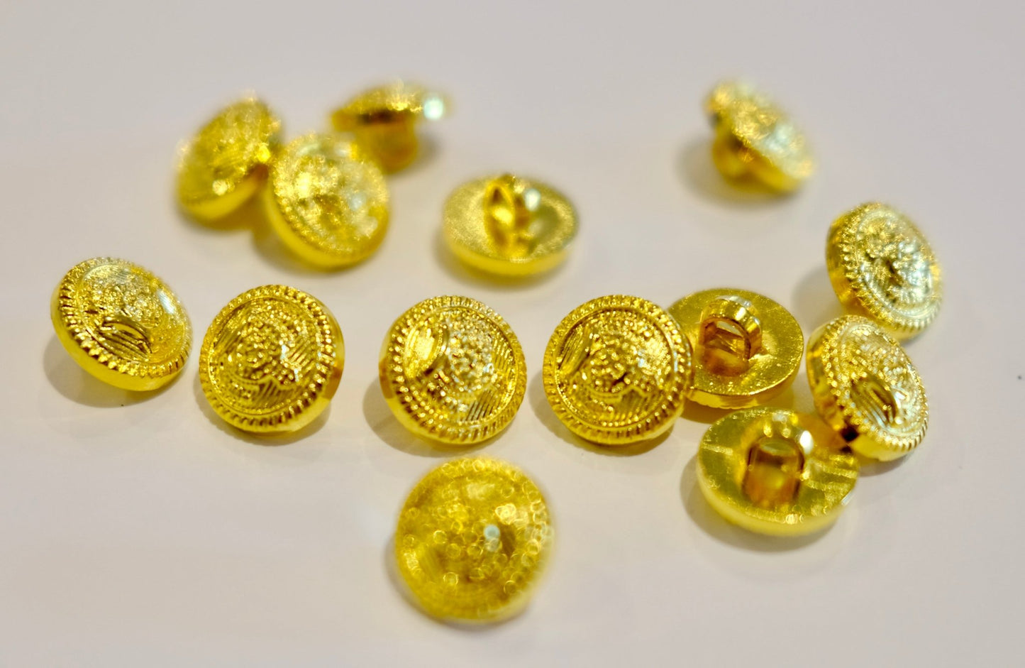 Gold Button - The Stitch Parlour - The Stitch Parlour