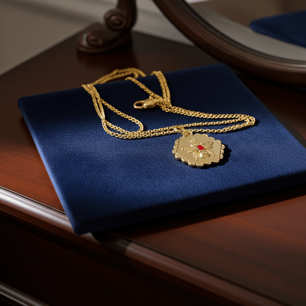 Gold Medallion - The Stitch Parlour - The Stitch Parlour