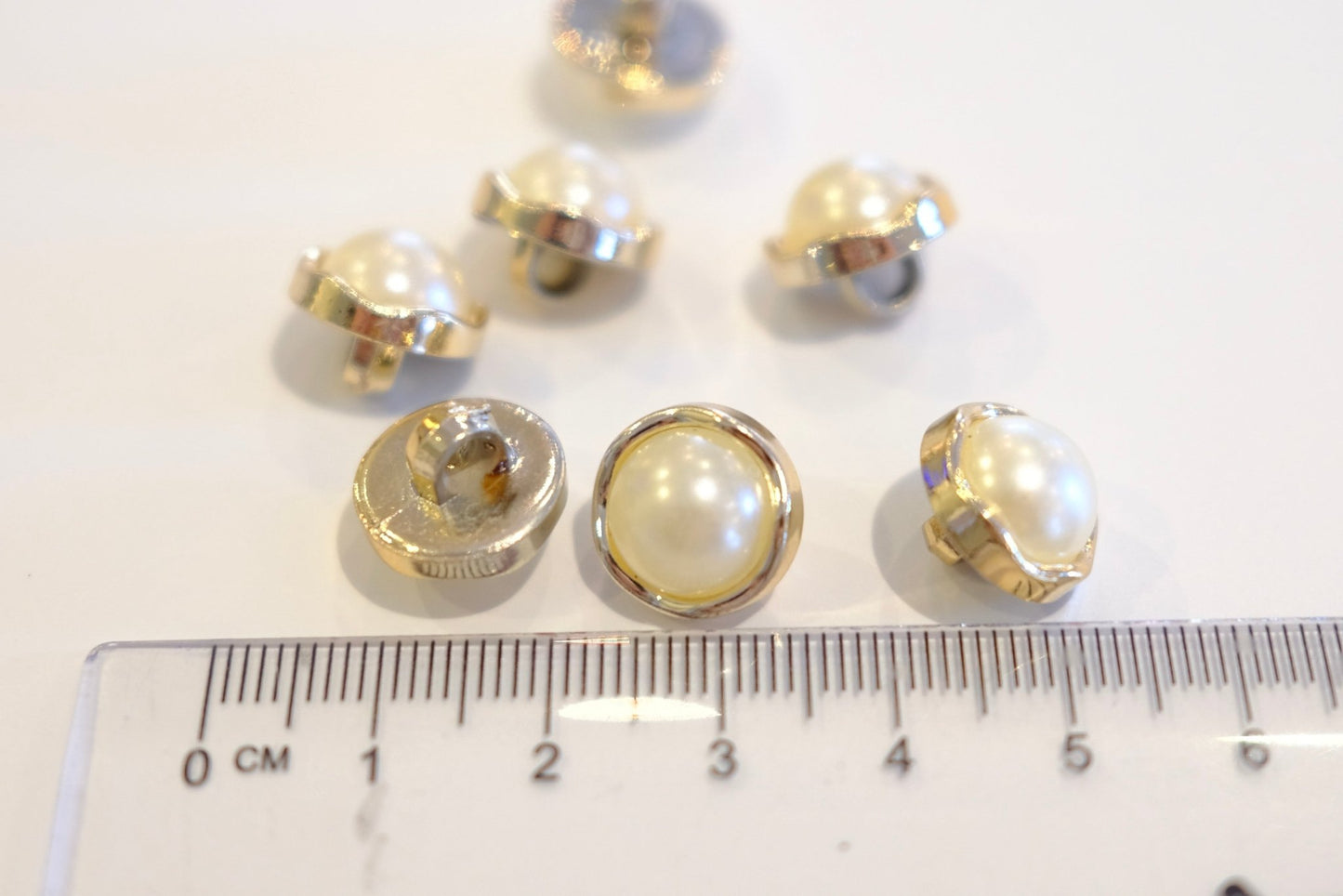 Gold Pearl Button - The Stitch Parlour - The Stitch Parlour