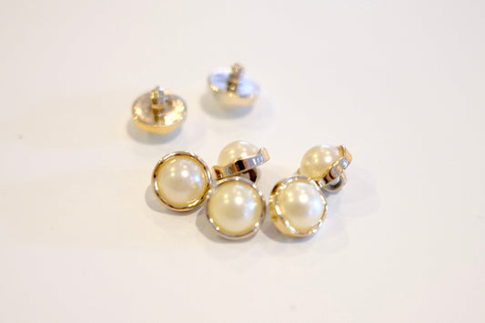 Gold Pearl Button - The Stitch Parlour - The Stitch Parlour