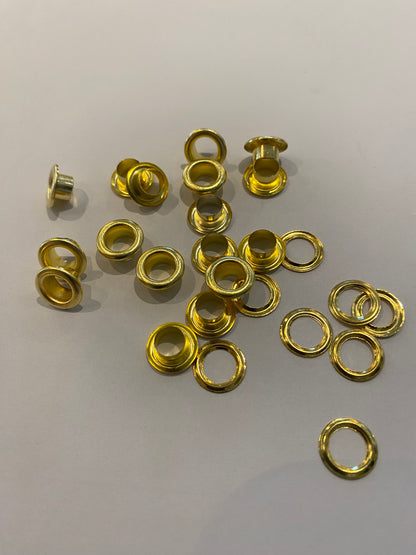 Coloured Eyelets with Washers 6,8mm