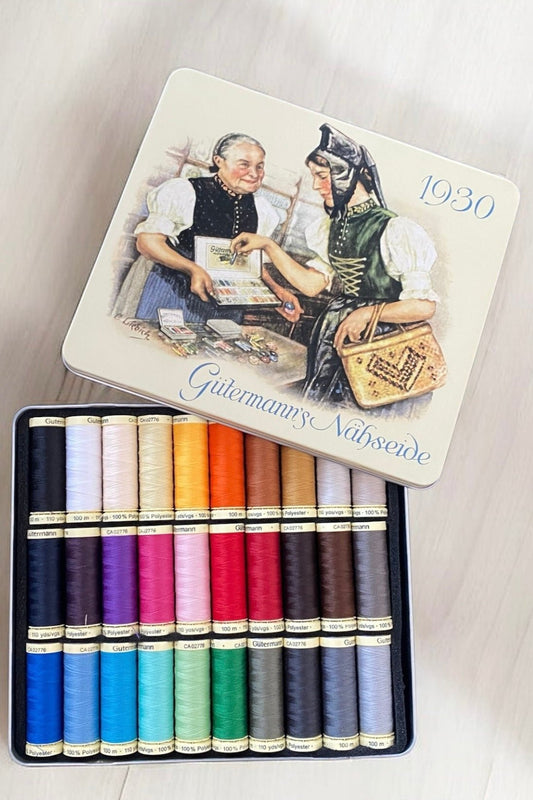 GUTERMANN NOSTALGIC BOX SEW - ALL THREAD 30 100MT - Gutermann - The Stitch Parlour