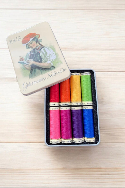 GUTERMANN NOSTALGIC BOX SEW - ALL THREAD 8 100MT - Gutermann - The Stitch Parlour