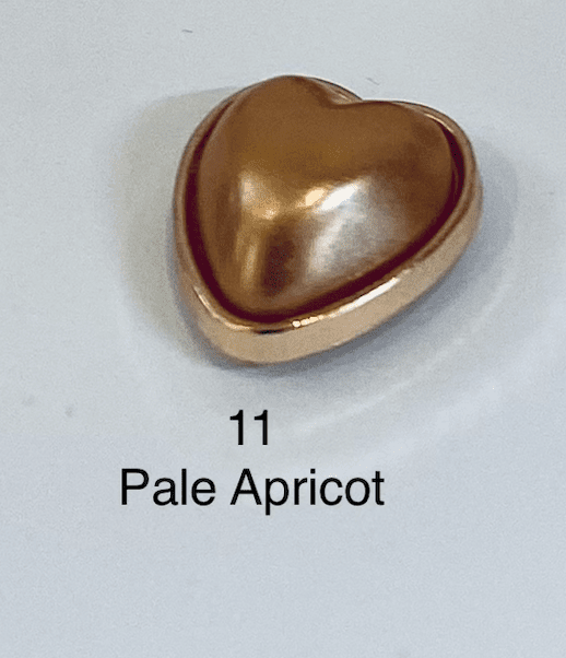 Heart Button with Screw - The Stitch Parlour - The Stitch Parlour