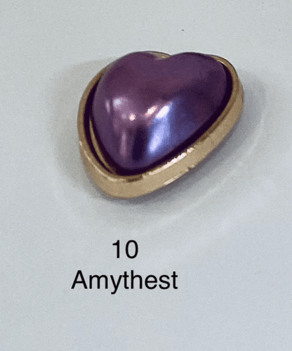 Heart Button with Screw - The Stitch Parlour - The Stitch Parlour