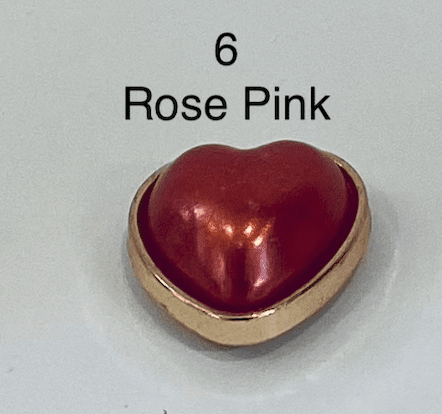 Heart Button with Screw - The Stitch Parlour - The Stitch Parlour