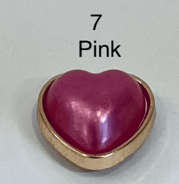 Heart Button with Screw - The Stitch Parlour - The Stitch Parlour