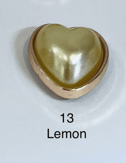 Heart Button with Screw - The Stitch Parlour - The Stitch Parlour