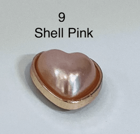 Heart Button with Screw - The Stitch Parlour - The Stitch Parlour