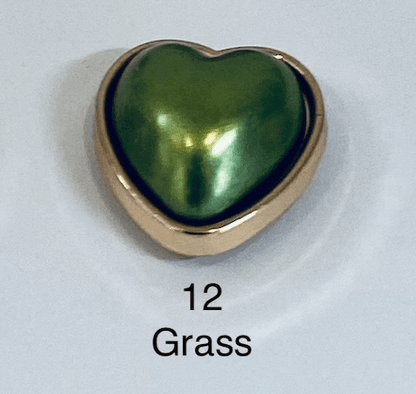 Heart Button with Screw - The Stitch Parlour - The Stitch Parlour