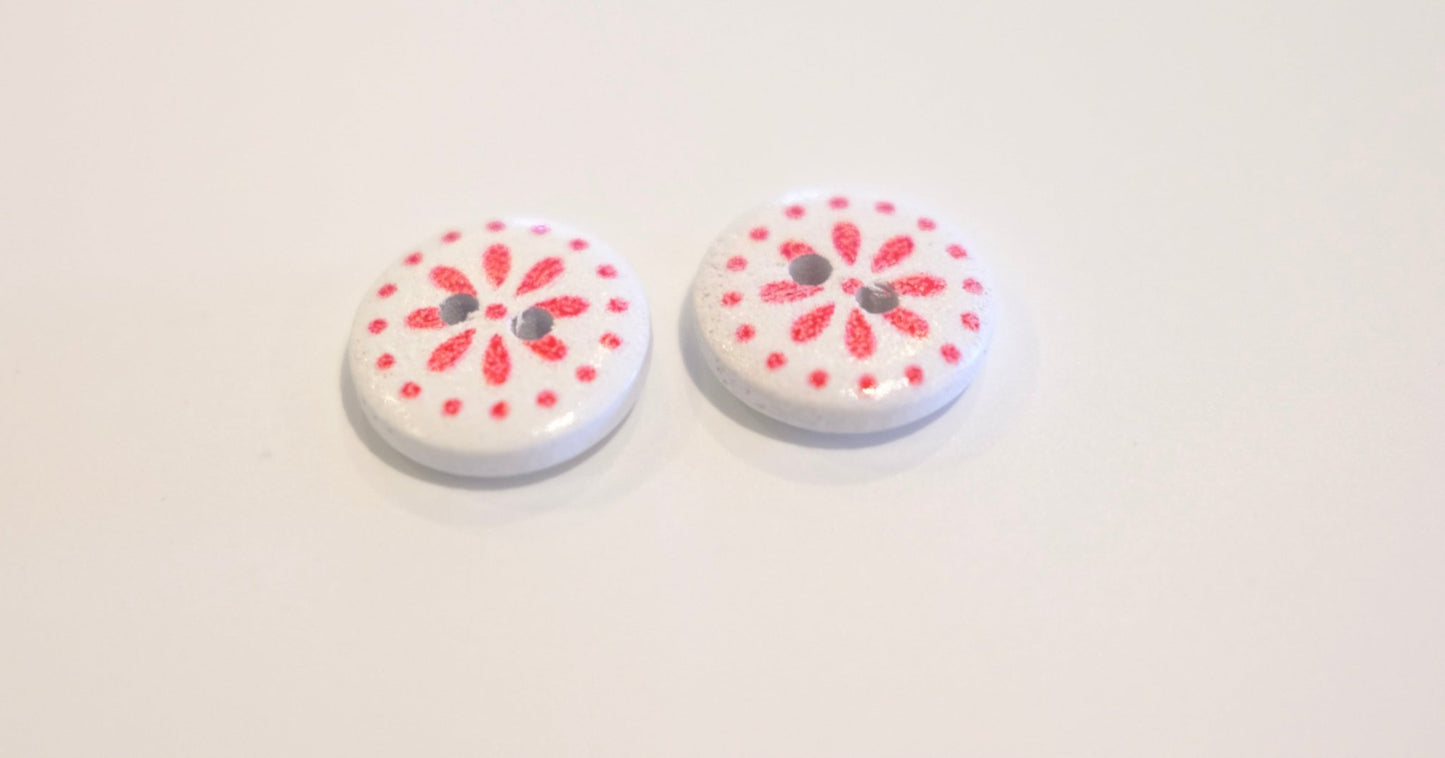 Novelty Buttons 15mm - The Stitch Parlour - The Stitch Parlour