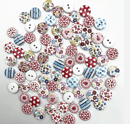 Novelty Buttons 15mm - The Stitch Parlour - The Stitch Parlour