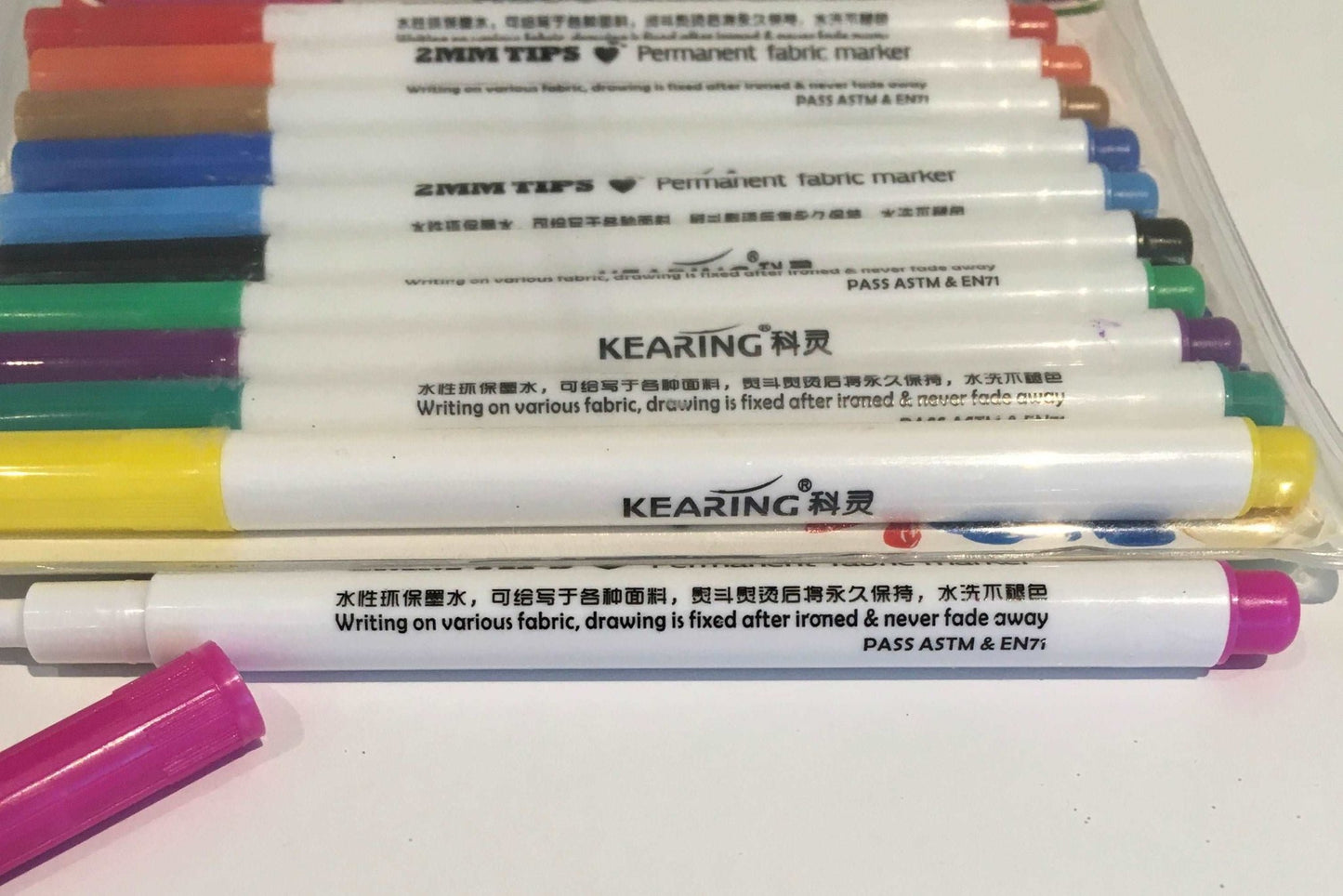 Permanent Fabric Markers - Kearing - The Stitch Parlour