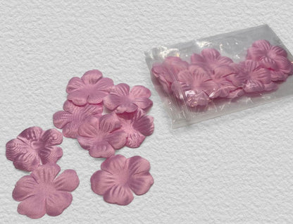 Pink Peony Flower 3.5 cm - pkt 10 - The Stitch Parlour - The Stitch Parlour