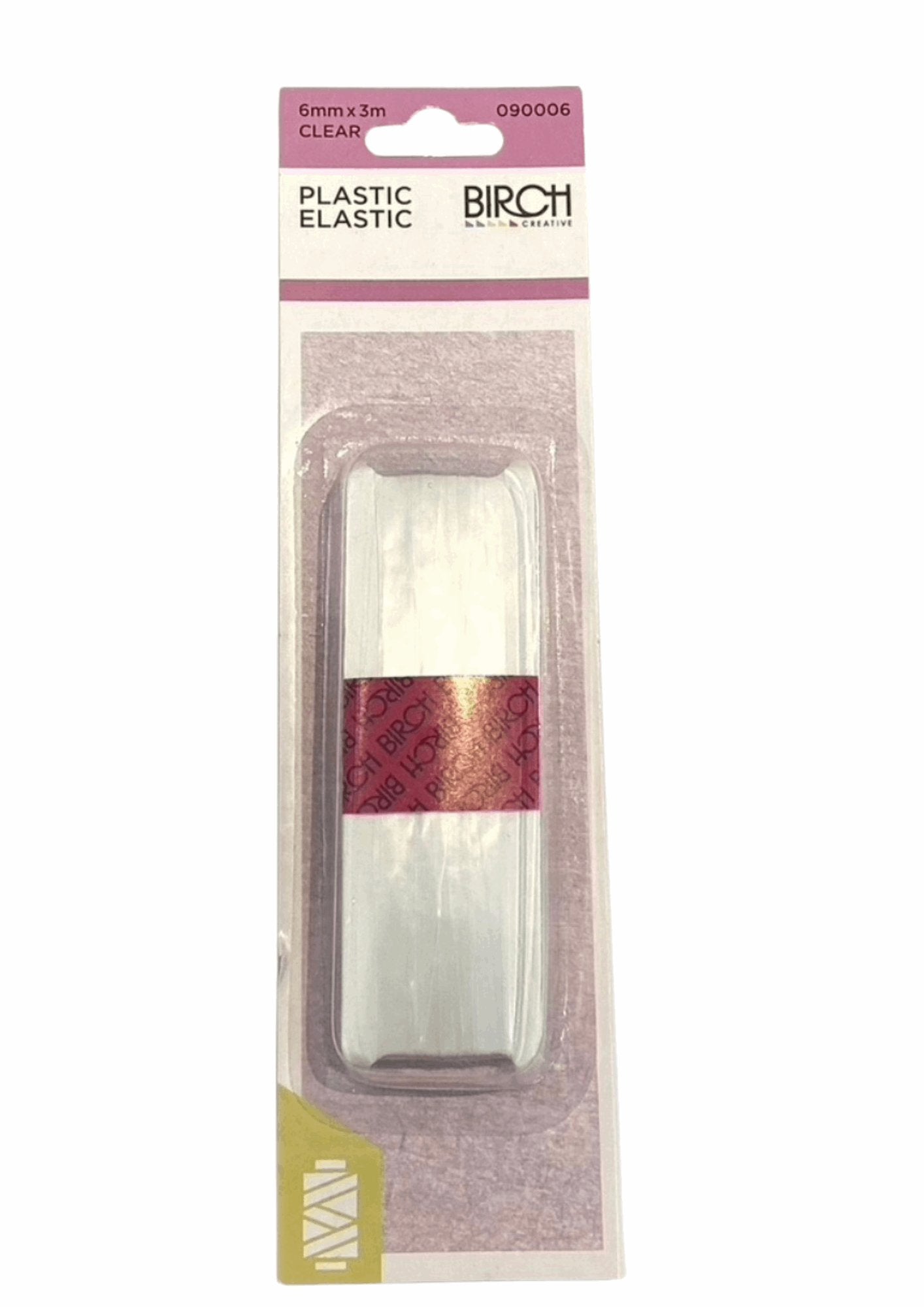 Plastic Elastic 6mm - Birch - The Stitch Parlour