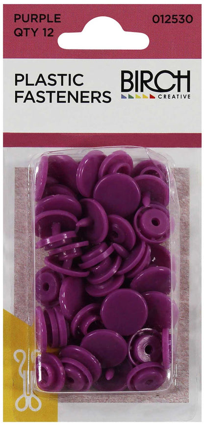 Plastic Snap Fasteners - Birch - The Stitch Parlour