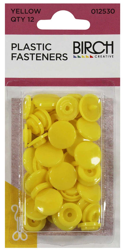 Plastic Snap Fasteners - Birch - The Stitch Parlour