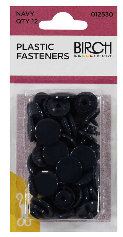 Plastic Snap Fasteners - Birch - The Stitch Parlour