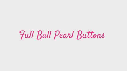 Pearl Buttons, Full Ball - Packet of 10