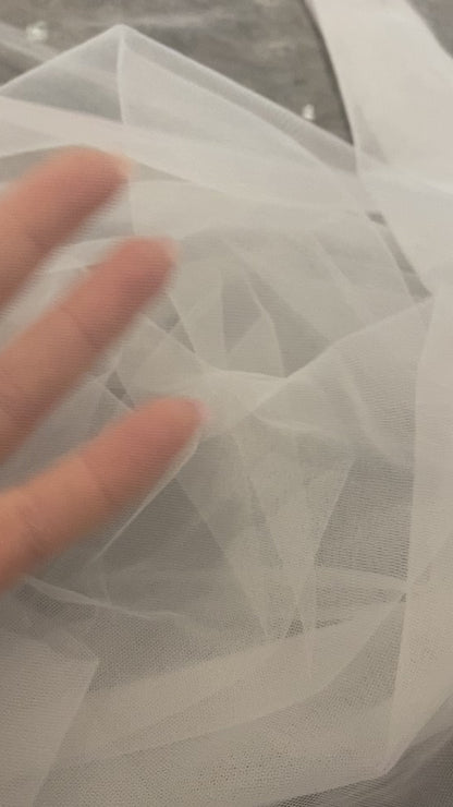 Swiss Illusion Tulle - Off White