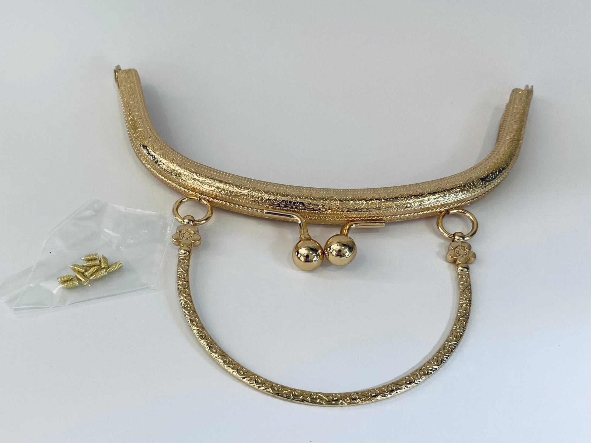 Purse Frame Gold Clasp - The Stitch Parlour - The Stitch Parlour