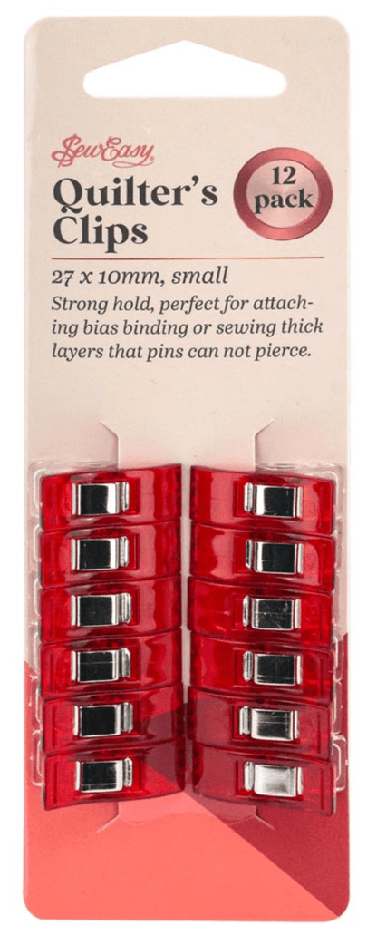 Quilters Clips 12 pk - The Stitch Parlour - The Stitch Parlour