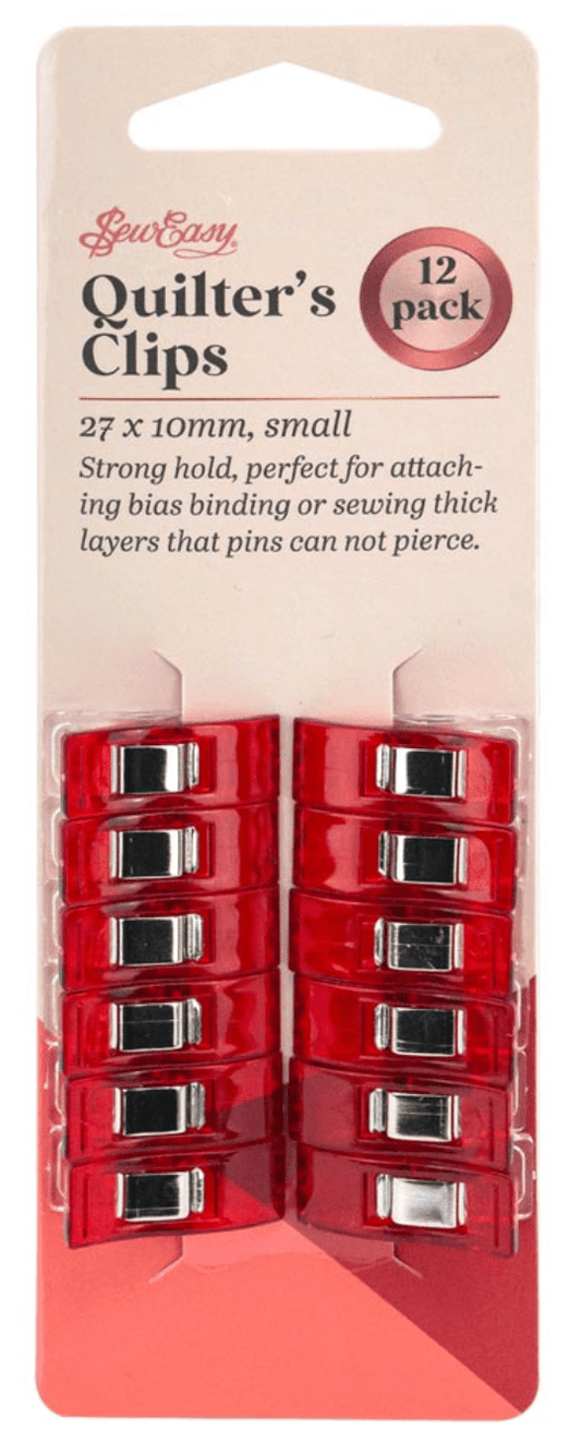 Quilters Clips 12 pk - The Stitch Parlour - The Stitch Parlour