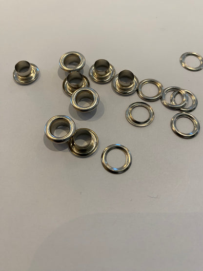 Coloured Eyelets with Washers 6,8mm